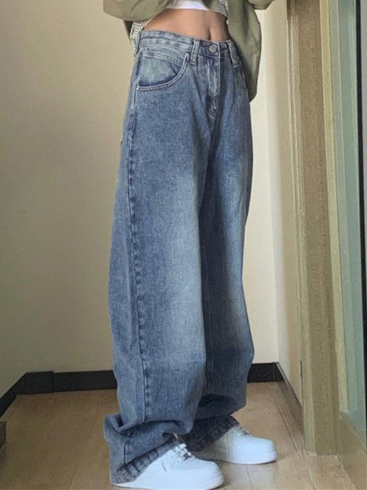 Chic Vintage Denim Pants