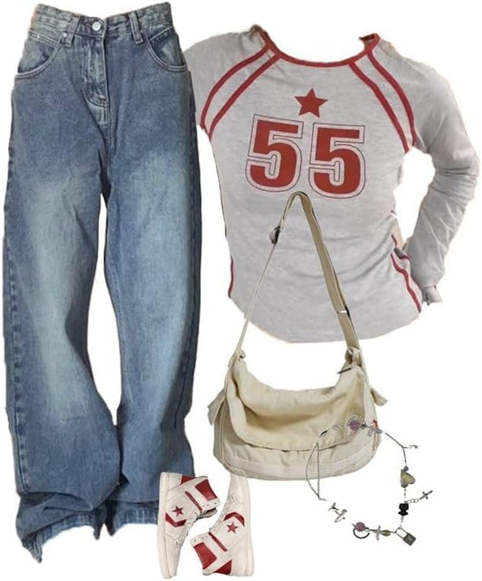 Chic Vintage Denim Pants